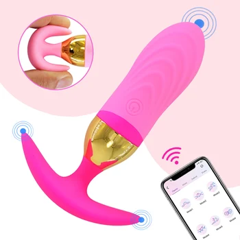 10 Hitrosti Nosljivi Dildo, Vibrator Erotično Adult Sex Igrače za Odrasle App Remote Control Analni Vibrator Butt Plug Prostate Massager