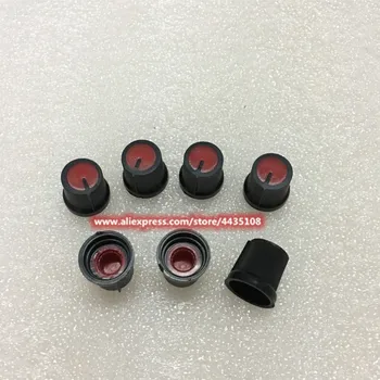 10pcs rdeča plastična nadzor glasnosti gumb za potenciometer gumb za dajalnik potenciometer 6 mm 1/4