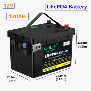 12V 120Ah LiFePO4 Baterije ,Vgrajene v BMS ,150ah 12V Litij ,z BattChargerery LiFePO4 12V 150AH Baterija Za Čoln RV itd