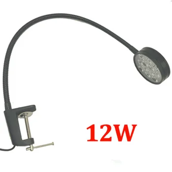 12W 110V/220V Fleksibilne Cevi Led Desk Objemka Lučka 0