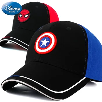 2021 Nove Disney otroška Klobuk Tanke Spiderman Fantje Baseball Skp Risanka Modna Športna Pomlad in Poletje Nastavljiv Nedelja Klobuk