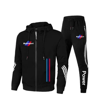 2022 blagovne znamke moški šport priložnostne obleko, z zadrgo, jakna jopico+jogging hlače šport obleko za potovanje in strank
