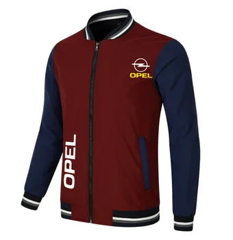 2023 Nov avto Opel logotip modni Veter Suknjič, Jakna Mobike Jahanje Windbreaker Sweatshirts Dirke zadrgo Plašč 4
