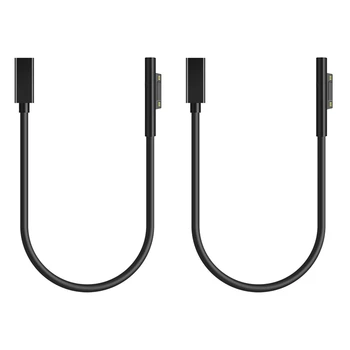 2X USB Tip C PD 15V Napajanje Adapter Pretvornik Kabel za Polnjenje Za Surface Pro 7/6/5/4/3/GO/KNJIGA Laptop 1/2-FS-PHFU