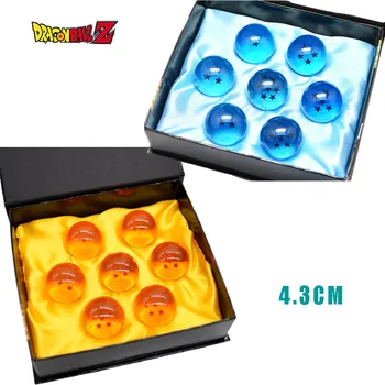 4.3 cm v Dveh barvnih Darilo Polje Dragon Ball Kristalno Kroglo Collector ' s Edition bo Ustrezala Ročno izdelan Model Dragon Ball Zmaj Star Poziv Igrače