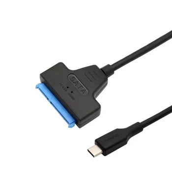 Adapter Kabel za Polnjenje, Tip-c SATA 22pin Pretvornik Z 2,5-Palčni SSD HDD Pretvorbo Line