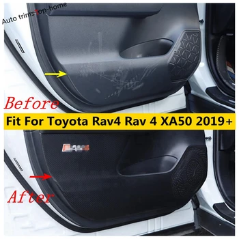 Avto Anti Kick Blazine za Zaščito Stranska Vrata Film Kritje Trim Dodatki Notranjost Komplet Za Toyota Rav4 Rav 4 XA50 2019 2020 2021 2022 