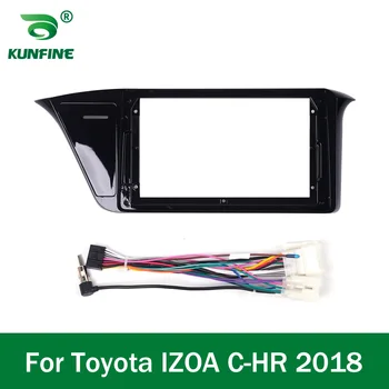 Avto GPS Navigacija Stereo Za Toyota IZOA C-HR 2015 - 2019 LHD Radio Fascias Plošča Okvir Fit 2Din 9 palca V Dash odprtine zaslona