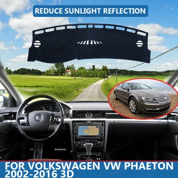 Avto Notranjo nadzorno ploščo za Kritje Capet Cape za Volkswagen VW Phaeton 2002-2016 3D Dashmat Dežnik Pad Zajema Dash Mat