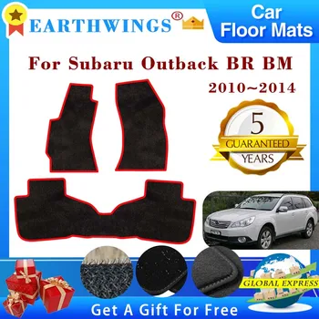 Avto predpražnike Za Subaru Outback BR BM 2010 2011 2012 2013 2014 Preproge Kritje Odeje Notranje Dele Stopala Blazine, Auto Dodatki