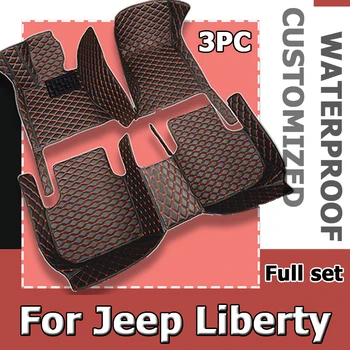 Avto Preproge Za Jeep Liberty 2002~2007 Klasična Različica Nepremočljiva Predpražnike Stopala Mat Alfombrillas Auto Avto Dodatki
