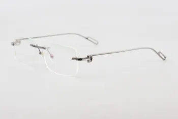 Cardi moda za Moške rimless recept očala okvir 0162 žensk osebno poslovnih branje računalniških očal 2