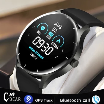 ChiBear Bluetooth Klic Pametno Gledati Moški Ženske Šport Fitnes Tracker IP67 Nepremočljiva Smartwatch GPS Sledenje Modi Dame Zapestnica