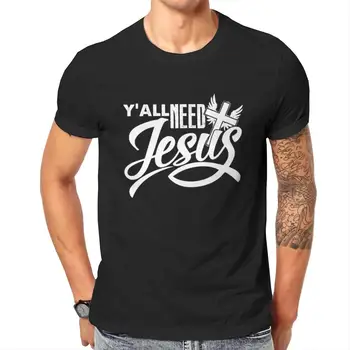 Debelo Yall Treba Jezus Rokavi Moški Visok T-Shirt Essentials Moda Smešno JapaneseStyle Mens Oblačila 103233