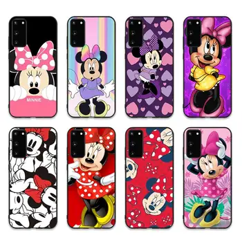 Disney Minnie Mouse Primeru Telefon za Samsung S10 21 20 9 8 plus, lite S20 UlTRA 7edge