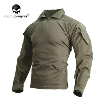 Emerson Gen3 Boj proti Majica Airsoft Vojaško Taktično Majica Ranger Zelena EMB9501