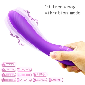 G spot Vibrator, Vibrator 10 Načini Segrevajo Nit Čarobno Palico, Vagina Massager Stimulator Nepremočljiva Adult Sex Igrače za Ženske Sexo