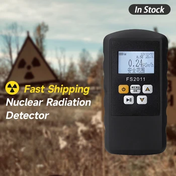 Geiger Števec za Jedrsko Sevanje Detektor X-ray r težko β ray Detektor Ročni LCD Radioaktivnih Tester Več Varnosti Vrednosti Alarma 0