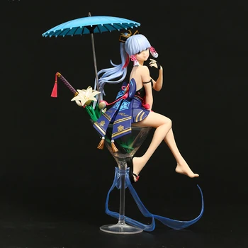 Genshin Vpliv Kamisato Ayaka Cocktail Kozarec Različica Slika PVC Model Igrača Dekoracijo Anime Figur Darilo