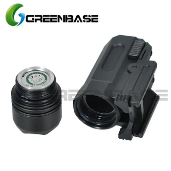 Greenbase Taktično Svetilko Mikro QD Kompakten Glock Airsoft Pištolo Svetlobe, Glock 17 18 C 19 22 Orožje Svetilka na Prostem Lov 5