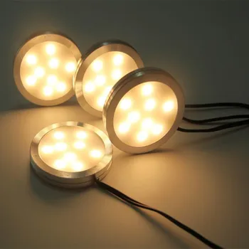 High Power 4x2W LED Svetilke Razsvetljave v Zaprtih prostorih za Kuhinjsko Omaro Vina Kabineta, Pozornosti Pod Omarico, Svetilke Zatemniti 8W