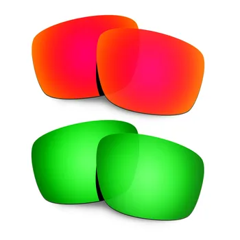 Hkuco Zamenjava Polarizirana Leče Za Mainlink Sončna Očala - Rdeče In Zelene 2 Parov