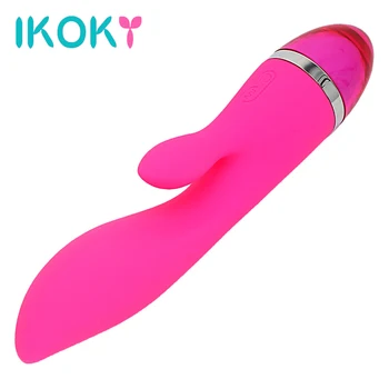 IKOKY G Spot Masaža Vibratorji za Žensko Klitoris Spodbujanje Sex Igrače za Ženske Močne Vibracije USB Polnilne Odraslih Izdelki