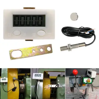 Indukcijski Števec Šteje Industrijske Stikalo Magnetno Indukcijo Resettable LCD Digitalni Merilnik Indukcijske Stikalo