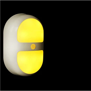 LED Elipse telo Senzor Gibanja Indukcijske Svetilka Ir Senzor Gibanja Ponoči Luč za Naslonjač Omaro Čevlji Kabinet Doma Dekor