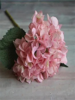 Lepa, Visoka Kakovost Umetne Svile Ponaredek Cvetje Peony Cvetlični Poročni Šopek Poročni Hydrangea Dekor