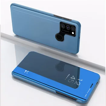 Luksuzni Usnjena Torbica Za Samsung Galaxy A10 A20 A30 A40 A50 A60 A70 A80 A3 A5 2017 Telefon Primeru Ogledalo