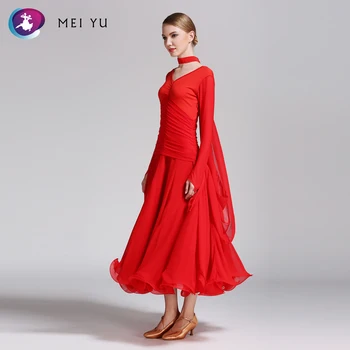MEI YU -50 Sodobni Ples Kostum, Ženske, Dame Waltzing Tango Ples Obleko Dvorana Kostum Večer Stranka Obleko z Vratu Kos