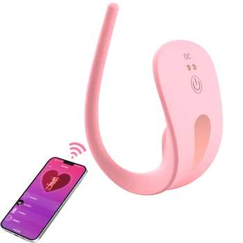 Nevidni Bluetooth APP Vibrator za Ženske Modni Hlačke Vibracijsko Jajce Daljinski upravljalnik Vagina Kroglice Spola Igrače, Ljubezen Jajca