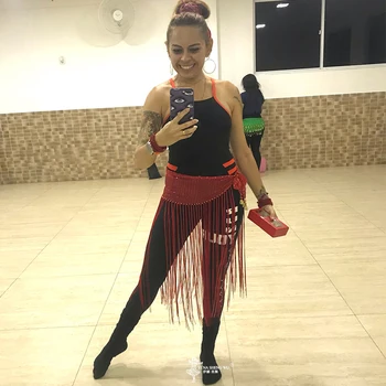 Nov Slog Belly Dance Kostumi Očesa Sequins Dolgo Tassel Trebuh Ples Hip Šal za Ženske Ples Trebuh Pasovi na Debelo Hip Šal