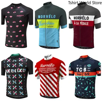 NOVO 2022 Poletje Morvelo Kolesarjenje Jersey Moški majica kratek rokav MTB MX kolesarska majica Kolo, kolesarska oblačila, Oblačila Ropa Ciclismo