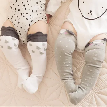 Otroške nogavice v korejski fant in dekle nogavice anti-skid nogavica visoko cev nogavice za otroke, risanka
