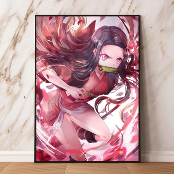 Platno Umetniško Delo Slikarstvo Anime Demon Slayer Nezuko Hd Sliko Wall Art Doma Otroci Soba Dekor Darilo 1