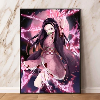 Platno Umetniško Delo Slikarstvo Anime Demon Slayer Nezuko Hd Sliko Wall Art Doma Otroci Soba Dekor Darilo 2