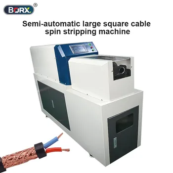 Pol-avtomatski velikih kvadratnih kabel spin stripping pralni koaksialni novi energetski kabel rotacijski peeling oprema