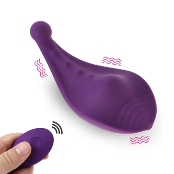 Popolnoma Opremljeni Nosljivi Klitorisa Vibrator za Klitoris Analni Dvojno Spodbujanje 10 Način Brezžični Daljinski upravljalnik z vibriranjem Sex Igrača za Ženske