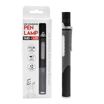 Prenosna Led Mini Pero Luči Ipx5 Nepremočljiva Močno Svetlobo Cob Delo Svetilka Svetilka Svetilka Z Posnetek Vroče Prodaje