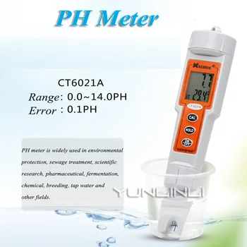Ročni PH Meter Merilnik Prevodnosti, PH Tester Visoko Natančnost Kad Akvarij Kakovosti Vode Tester CT-6021A