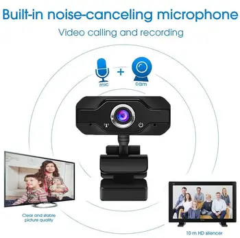SECUREXPERT U6 Webcam 1080p full hd za pc računalnik, prenosnik usb webcamera z mikrofonom za Video klice Konferenca Delo v Živo 1