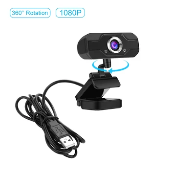 SECUREXPERT U6 Webcam 1080p full hd za pc računalnik, prenosnik usb webcamera z mikrofonom za Video klice Konferenca Delo v Živo 4