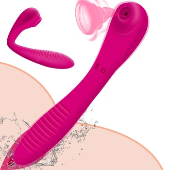 Sesanju Vaginalne G Spot Vibratorji za Ženske Upogibanje Ustni Vibracijske Stimulacije Ščegetavčka Masturbacija Adult Sex Igrače za Ženske