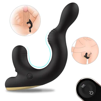 Sex Igrače Analni Vibrator Upogljivi Prst Prostate Masaža Anus Mod Spodbujanje Vagina Vibrator Butt Plug Moški Masturbator Za Moške