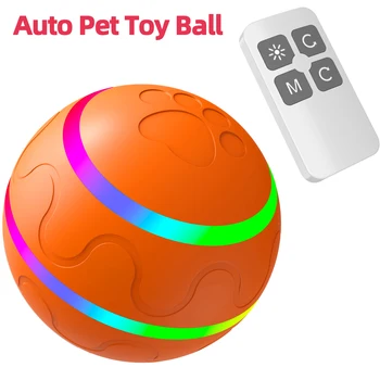 Smart interaktivne Jjeza Igrača za Psa, Mačka Žogo USB Polnilne Smešno Električni Samodejno Obračanje Skoki Igranje Smešno Vozni Žogo