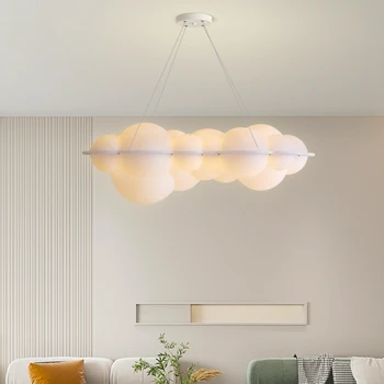 Sodobna Oblaki LED Obesek Luči Nordijska Oblikovalec PE Hanglamp za Dnevna Soba Dekoracijo Osebnost Spalnica Svetilke Domačo Razsvetljavo 0