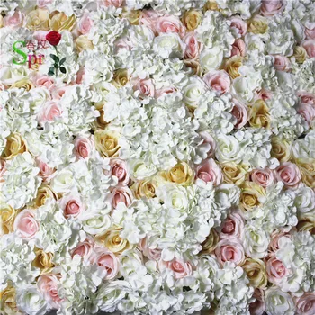 SPR Visoke kakovosti 10pcs/veliko poroka cvet steno fazi ozadje dekorativni tovarne wholsale umetne rože poročni aranžma