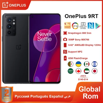 Svetovni Rom OnePlus 9RT 5G Mobilni Telefon Snapdagon 888 6.62